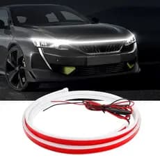 Fita De Led Para Capô De Carro Universal Drl Luz Diurna