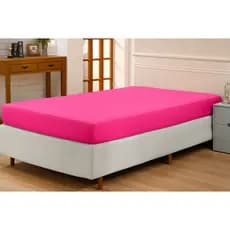 Lençol Avulso Cama Queen Box Liso - Solteiro / Casal / Queen /  100% Poliéster VÁRIAS CORES