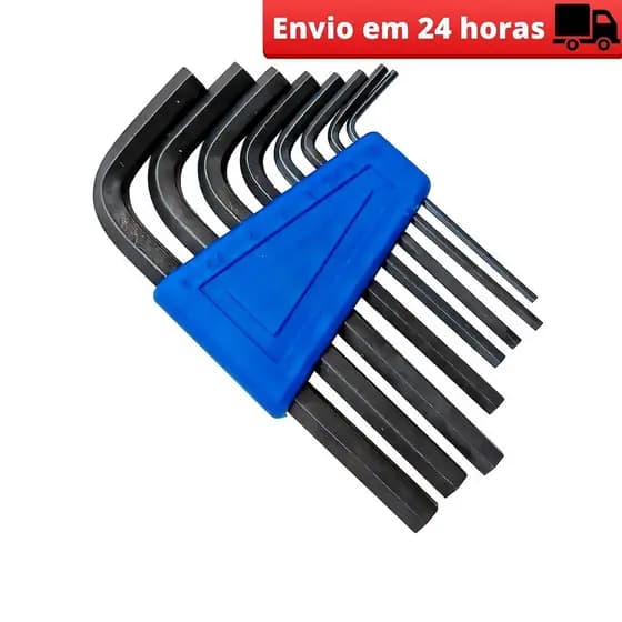 Jogo de Chave Allen 8 Funções Bike Carro Moto Bicicleta Kenli Tipol L Bike Versátil