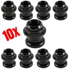 10 Movimento Caixa De Direção Stander Rosca C/trava Preto Bike