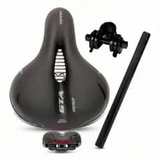 Selim Bike Geltech Gta Comfort+ Canote Aço 22.2mm Bicicleta
