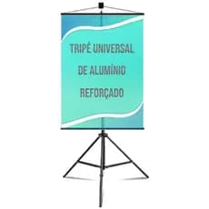 Tripé Banner 2.10m Regulável Alumínio Porta Banner Pedestal
