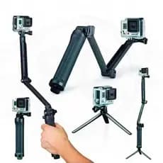 Suporte Bastao Extensor Pau De Selfie Monopod 3 way Gopro Sjcam Hero9 Hero13 Hero14