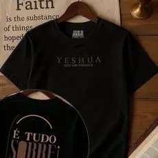 Camiseta Infantil E Juvenil Menino Camisa Gospel Tudo sobre Ele 2 Ao 14 Anos Jesus