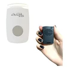 Kit 1 Controle Remoto 433 Agl + Acionador Fechadura