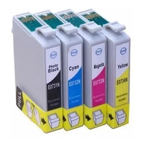 4 Cartuchos Compatível C72 Tx200 Tx300f C79 C88 C110 T10 T11