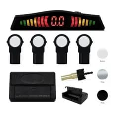 Sensor De Ré Estacionamento Embutido Oem Mod. Original Branco