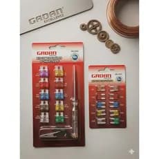 Kit Completo de Segurança Elétrica Automotiva: 20 Fusíveis + Chave de Teste