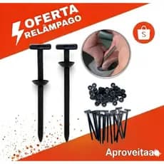 Kit 100/50/20/10 Presilhas Universal Nylon  Abraçadeira C TravaTipo T Fivela Multiuso Automotiva