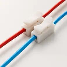 50/100 Conector de PressÃo 2 via para fios duplo Emenda Sem Solda Sem Parafusos 15400 Envio Imediato
