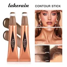 Destaque De Beleza De Varinha De Contorno Maquiagem , Stick De Modelagem Brilhante Facial Com Aplicador De Almofada , Fácil De Aplicar , Misturado , Longa Duração