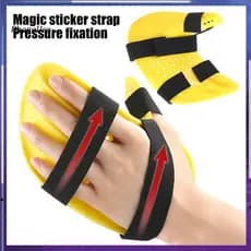 Right Hand Support Splint Finger with Adjustable Strap Breathable for Stroke Recovery Training and for Men