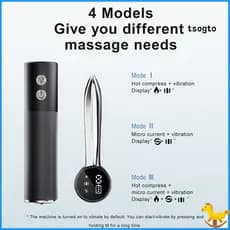 【TS】Ferramenta Elétrica De Raspagem Muscular Com Aquecimento E Vibração Raspador De Massagem Gua Sha Portátil Para Re