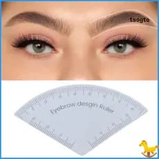 【TS】Régua De Design De Sobrancelha Portátil Guia De Desenho Rápido Ferramenta Profissional De Modelagem Para Iniciant