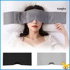 【TS】Máscara De Dormir Para Sono Profundo , Capa Blackout Ativada Por Pressão , Portátil , Reversível , Aquecimento ,