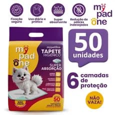 Tapete Higiênico 50 Unidades para Cachorro My Pad One 50x60 cm