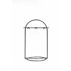 Porta Xícaras Grande Inox com 6 Ganchos Suporte para Xícaras e Pires