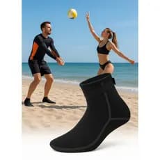 Meia Beach Tênis Cano Médio Antiderrapante Elástica Absorve o Suor Elástico Oferta