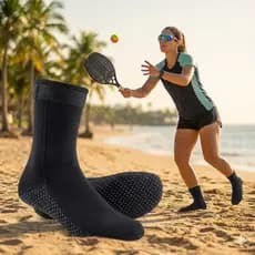 Meia Bota Neoprene Beach Tennis Futevolei Esportes Areia Volei de Praia Calçado