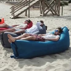 Puff Sofá Inflável Camping Saco De Dormir Impermeável