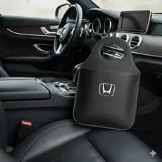 Lixeira HONDA  Automotiva Porta Lixo Couro Reforçado Universal Qualidade Rustica ENVIO IMEDIATO