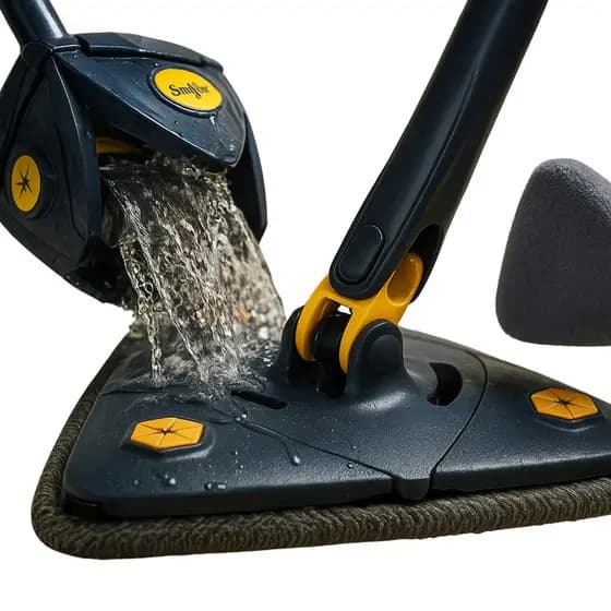 Rodo Esfregão Multiuso Mop Triangular 360º Haste Giratória