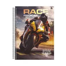 Caderno Moto Radical 10 Matérias – 160 folhas