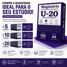 Papel Hectográfico Decalque Tattoo para Tatuagem Stencil Transfer Profissional