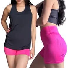 Conjunto Bermuda e Regata Fitness – Estilo, Conforto e Performance academia treino
