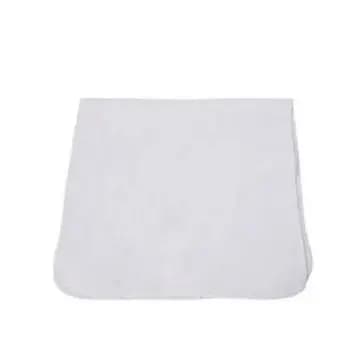 Kit com 5 Flanelas Brancas Tamanho 30cmx50cm, limpeza de moveis e carros
