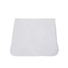 Kit com 5 Flanelas Brancas Tamanho 30cmx50cm, limpeza de moveis e carros