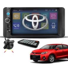 Kit Central Multimídia Etios Mp5 / Mp8 + Moldura + Câmera
