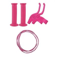 Kit Manete Manopla Conduite e cabos Pink aro 16