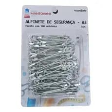 Alfinete De Segurança Pacote Com 100 Unidade Tamanho 3,5cm