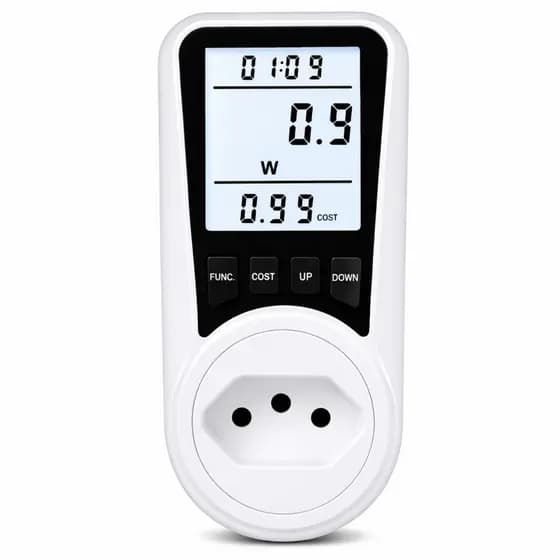 Medidor de Consumo de Energia Digital Monitore e Reduza sua Conta de Luz Medidor de KWh Wattímetro Bivolt
