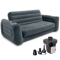 SOFÁ CAMA INFLÁVEL INTEX 2 LUGARES SUP ATÉ 200KG 2,03 X 2,31 X 0,66M