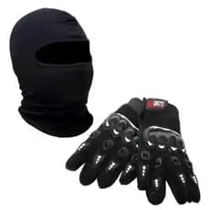 Luva Frio Intenso Moto Motoqueiro Bike+touca Ninja Balaclava