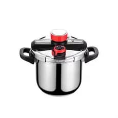 Panela de Pressão Inox 304 Profissional Fundo Triplo Indução 60/100Kpa