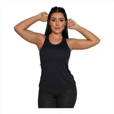 Regata Academia Feminina Dry Fit Fitness Básica Promoção
