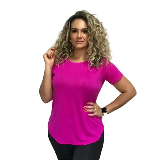 Blusa Dry Fit 100% Poliamida Corrida Academia Fitness