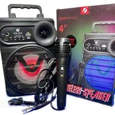 Super Caixa De Som Bluetooth Karaokê KTS 1512 Com Microfone potente