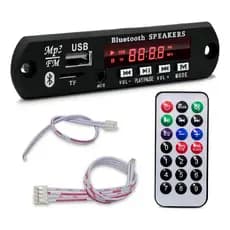 Placa Decodificadora nao amplificada Usb P/ Caixa Ativa Mp3 Fm Aux Bluetooth controle  hs-747D