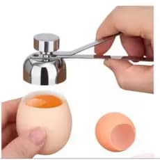 Abridor Cortador De Ovo Cru Poche  Cozido Aço Inox Promoção o original, o melhor e mais vendido