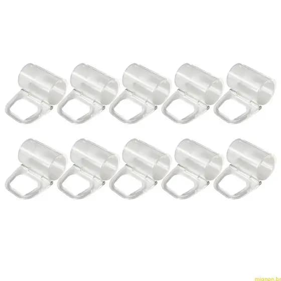 10 Rolo Janela Sombra Puxar Alças Persianas Transparentes Puxa Acessórios Cortinas Substituição Para Tratament