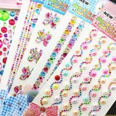 Gem Adesivo Jóias Para Strass Autoadesivos Jewel Resina Coração Estrela Borboleta