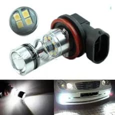 H11 100W LED Projetor 20-SMD DRL Farol Nevoeiro