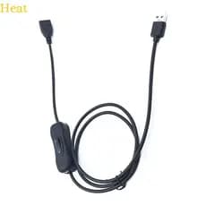 Extensores Linha Amigáveis Usuário Calor 1m Interruptores Instantâneos Fio Extensão USB Para
