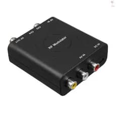Modulador RF AV Para Conversor NTSC CH3/CH4 Canais Adaptador De Entrada De Vídeo TVs Com Sinais Analógicos Profissional