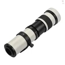Câmera MF Super Telefoto Zoom Lente F/8.3-16 420-800mm T Mount Com Substituição Universal De Rosca 1/4 Para Canon