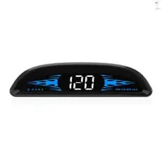 Carro Head-up Display Digital GPS Navegação Velocímetro Sistema Duplo Tela De Exibição Com Velocidade/Tempo/Direção/Milh
